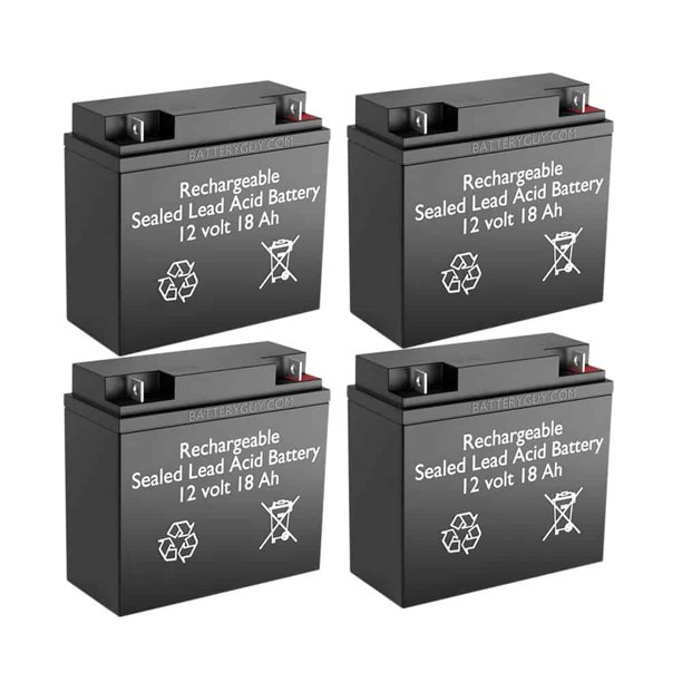 BatteryGuy BGH12180NB 12V 18AH SLA High Rate UPS Replacement Batteries