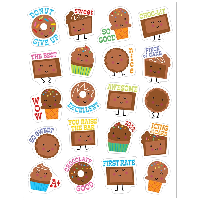 CHOCOLATE STICKERS SCENTED