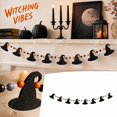 thumbnail image 2 of Witch Halloween Decorations with Wood Beads Tassel, Hanging Halloween Decorations for Spooky Home Decor, Halloween Party Supplies for Table Mantel, 1 Piece, 2 of 8