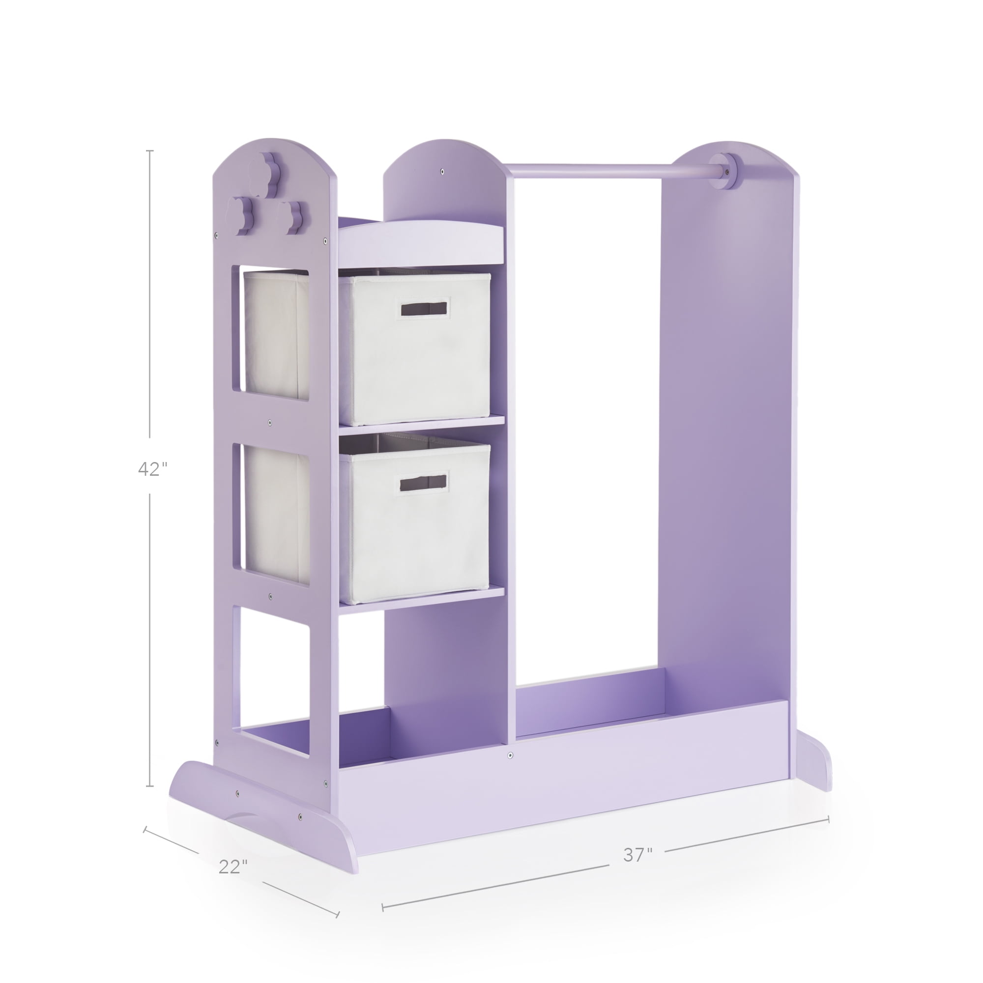 guidecraft see and store dress up center grey GUIDECRAFT See & Store Dress-up Center