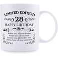 thumbnail image 2 of 28th Birthday Gifts for Women Men - 11 oz Coffee Mug - 28 Year Old Present Ideas for Son, Daughter, Sister, Brother, Friend, Colleague (28th Birthday Gift), 2 of 6