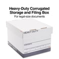 thumbnail image 2 of Staples Triple Wall Heavy Duty File Box Lift Off Lid Letter/Legal White/Gray 12/Carton (TR59220), 2 of 8