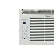 Midea 5,000 BTU Window Air Conditioner, Cools Up To 150 Sq Ft, Remote, Programmable Timer, White