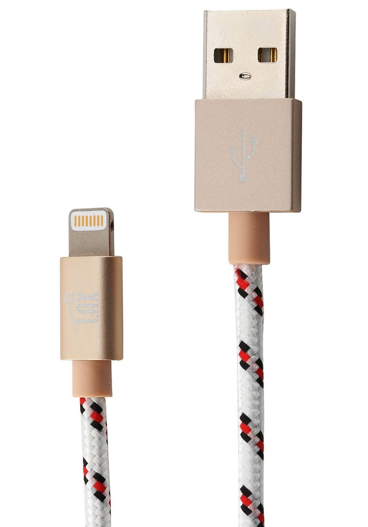 LAX iPhone Charger Lightning Cable iPod & More MFi Certified Durable Braided Apple Lightning USB Cord for iPhone 11/11 Pro Max/XS Max/X/iPad 