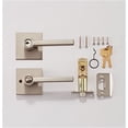 thumbnail image 2 of Sure-Loc VN107 FBL Verona Single Cylinder Keyed Entry Door Lever Set - Black, 2 of 6