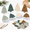 Boho Colors-Xmas Tree-48, variant on 48 Pads 1440 Sheetsmas Tree Sticky Notes Summer Xmas Note Sadhesive Memo Pad Cute Gifts