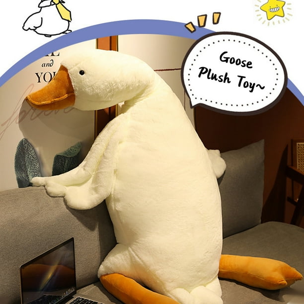 Goose Plush Toy Cute Soft Plush Pillows Stuffed Animals for Office Home Travelling Children s Room Gifts Perfect Warm Gifts for Cuddling Sleeping and Room Decoration 1.3M Walmart