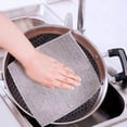 thumbnail image 2 of Wire Cleaning Cloth, Soft Dishwashing Rags Non Scratch Wire Mesh Dish Rags, Reusable and Washable Cleaning Cloths for Kitchen Cleaning, Bathrooms (8), 2 of 8