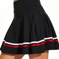 thumbnail image 2 of Womens Tennis Athletic Skirts Summer Pleated High Waisted Inner Pockets Skorts Stretchy Tummy Control Workout Outfits, 2 of 5