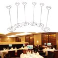 thumbnail image 3 of 12pcs Coeur Modèle Numéro de Table Porte-Nom Titulaire Photo Stand Note Mémo Clip, 3 of 8