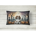 thumbnail image 4 of Carolines Treasures DAC2028PW1216 16 x 12 in. Unisex Cavalier Spaniel Spooky Halloween Fabric Decorative Pillow, 4 of 4