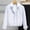 White, variant on Haoxianjian Dress Shirts For Men Shirts For Teens Men'S Solid Shirt Long Sleeved Lapel Pocket Casual Bottom Shirt Cardigan Shirt Top Blouse Men'S Button Front Shirt