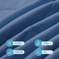 thumbnail image 2 of Vccoem Cooling Comforter Queen Size, Cooling Blanket for Hot Sleepers & Night Sweats, Lightweight Comforter for Summer with Dual-Sided Cool Tech, Soft Breathable Smooth Blanket, 90" x 90", Dark Blue, 2 of 8