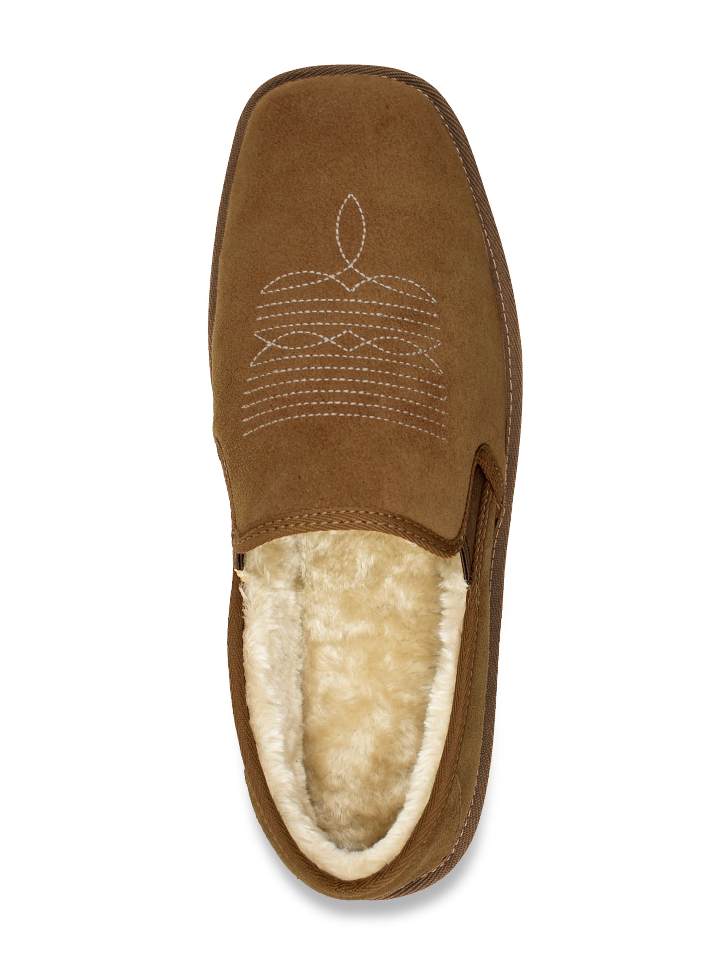 GEORGE MEN`S WESTERN SLIPPER GENUINE SUEDE
