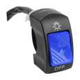 thumbnail image 1 of koolsoo Motorcycle Handlebar Headlight Control Switch Universal Handlebar Mount 7/8 inch Blue, 1 of 7