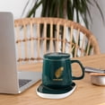 thumbnail image 5 of Taza autocalentable con tapa Naxoaeo (Liquidación) - Accesorio eléctrico inteligente para escritorio de oficina, calentador con control de temperatura para té, leche y chocolate caliente, taza de, 5 of 5