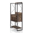 thumbnail image 6 of 24/7 Shop At Home Bagare Metal and Wood Baker's Rack, Reclaimed Oak, 6 of 12