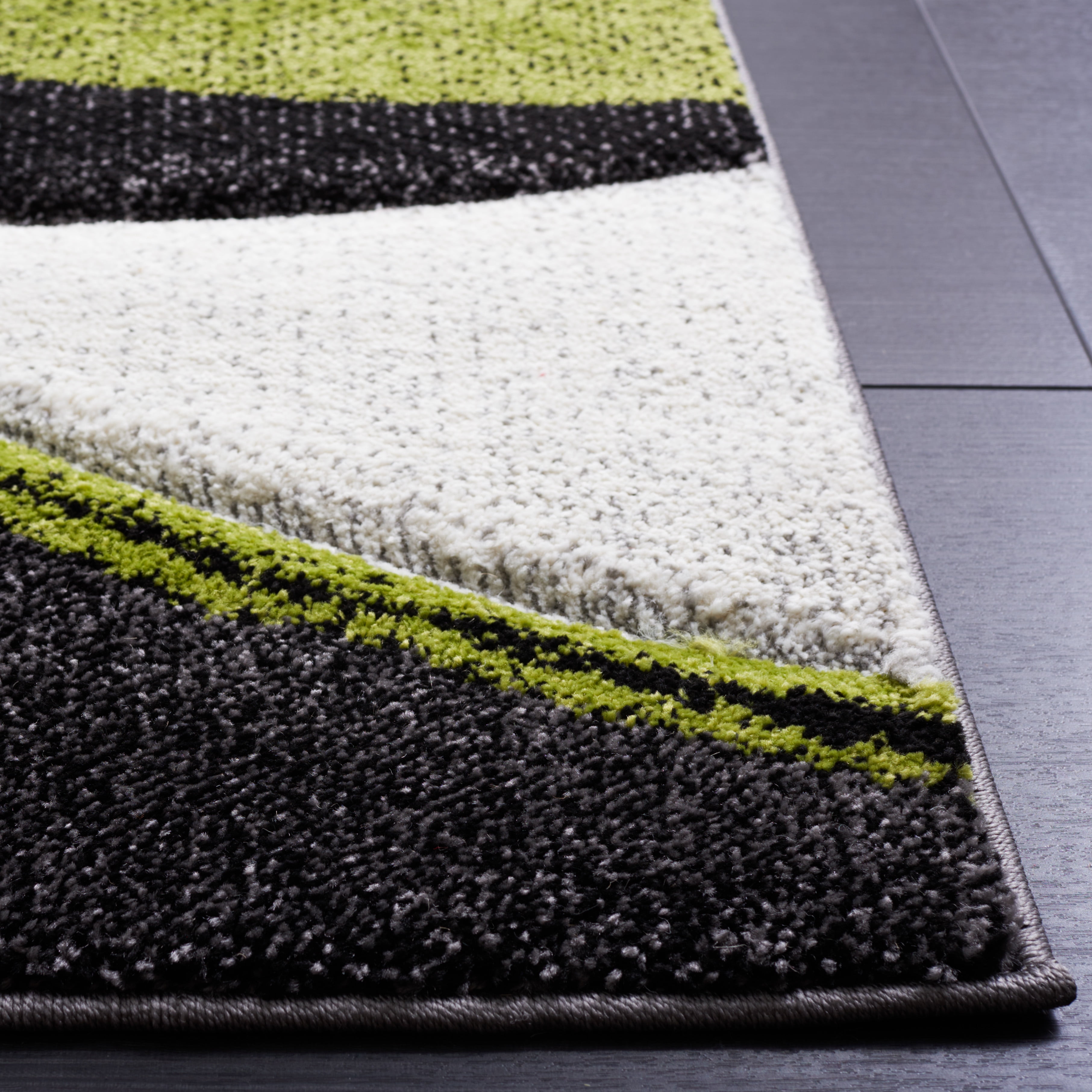 Safavieh Hollywood Dalton Abstract Runner Rug, Gray/Green, 2'3" x 10'