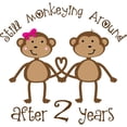 thumbnail image 2 of CafePress - 2Nd Anniversary Love Monkeys Mug - 11 oz Ceramic Mug - Novelty Coffee Tea Cup, 2 of 3