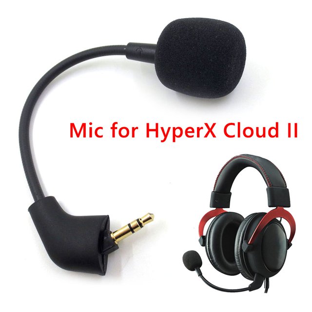 Micrófono de repuesto de 3,5 mm para auriculares para juegos Kingston HyperX Cloud II