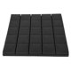 thumbnail image 3 of Lot de 6 panneaux acoustiques en mousse pour studio, 50 x 50 x 5 cm (noir), 3 of 4