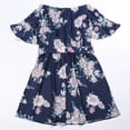 thumbnail image 4 of Robe Familiale Mère et Fille Tenues Florales Assorties Vêtements Robes, 4 of 5
