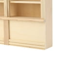 thumbnail image 4 of Bibliothèque Miniature, Bibliothèque de Maison de Poupée, Modèle de Mobilier en Bois pour Salon Salle d'Étude Bibliothèque Couleur Bois, 4 of 8