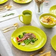 thumbnail image 5 of LOVECASA, Series Sweet, 16-Piece Porcelain Dinnerware Set, Green Dinner Set, Service for 4, 5 of 8
