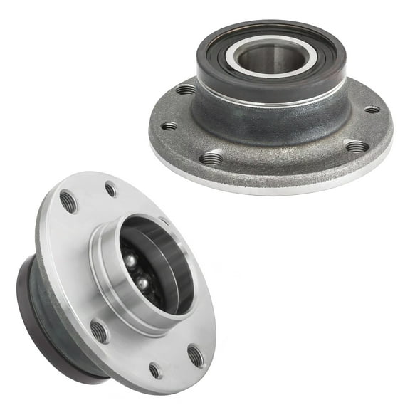 Detroit Axle - FWD Rear Wheel Bearing Hubs for Fiat 500 2012-2019 Replacement 2013 2014 2015 2016 2017 2018 Wheel Bearing and Hubs Assembly