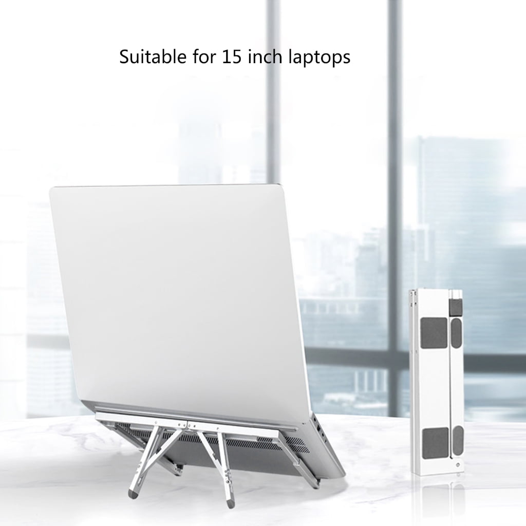 AOOOWER Aluminum Alloy Adjustable Foldable Laptop Stand Portable Aluminium Support Notebook Holder Tablet Base Desk Dissipation