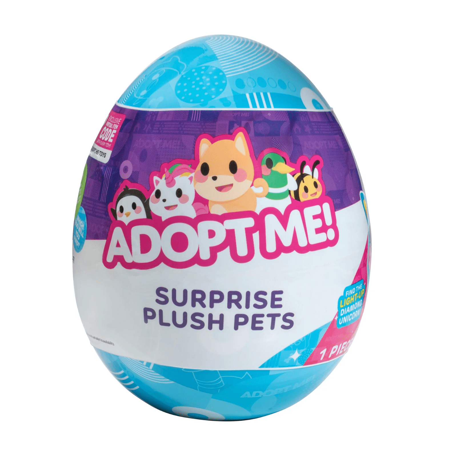 2023 ADOPT ME! Surprise Egg Plush Pets *1 Mystery Stuffed Animal & Code