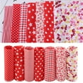 thumbnail image 2 of FAGINEY 7pcs 50*50cm Cotton Fabric DIY Assorted Squares Pre-Cut Bedding Kit Quarters Bundle, Cotton Fabric Pre-Cut Bedding, Pre-Cut Bedding Suite, 2 of 5