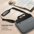 thumbnail image 5 of FINPAC Extra Large Bible Cover, Carrying Book Case Church Bag Bible Protective with Detachable Shoulder Strap & Zippered Pocket, Gift for Men Women, Gray, 5 of 8