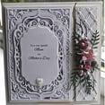 thumbnail image 2 of Metal Die Cuts, Lace Rectangle Frame Cutting Dies Stencil for DIY Scrapbooking Album Decorative Embossing Template, 2 of 4