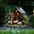 thumbnail image 6 of Nkmbld Yard Statues, Patio Statues Forest Elves and Room Stakes Acrylic Garden Grounds Pottery Plants Decorative Scene Arrangement, 6 of 8