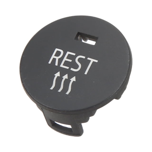Cubierta del botón de control de descanso del aire acondicionado Reemplazo de ABS con icono transparente para 5 Series E60 E61