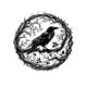 thumbnail image 3 of Decoración de pared de pájaro de Metal, adorno colgante de silueta de pájaro, decoración de pared del hogar, arte de entrada, decoración de pared, 3 of 9
