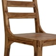 thumbnail image 4 of Porter Designs Urban Solid Sheesham Wood Dining Chair, Brown (Set of 2), 4 of 10
