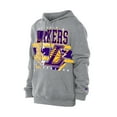 thumbnail image 2 of Men's New Era  Heather Gray Los Angeles Lakers Injection Sport Classics Fleece Hoodie, 2 of 5
