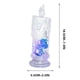 thumbnail image 3 of Luz nocturna LED rosa con efecto de llama parpadeante | Vela electrónica sin llama para decorar el dormitorio | Decoración romántica en forma de corazón para niñas, 3 of 3