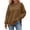 *Brown, variant on ClodeEU Women's Crewneck Long Sleeve Sweatshirt with Thumbhole Cuffs ,Casual Loose Fit Pullover Top ,Women's Plus L