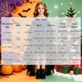 thumbnail image 3 of Girls' Halloween Gothic Off-Shoulder Lace Sleeve Party Dress, off-shoulder cut, lace mesh long sleeves, irregular high-low hem, Suitable For Halloween Parties, Themed Costume Events Blue 8-9 Years, 3 of 7