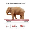 thumbnail image 4 of Digital Bathroom Scale with Rounded Corners and LED Display, 400 lbs with Tape Measure, 4 of 8