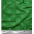 thumbnail image 1 of Soimoi Green Georgette Viscose Fabric Artistic Geometric Print Fabric by Yard 42 Inch Wide, 1 of 5