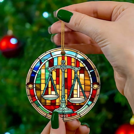 

2023 Glass Pattern Pendant Colored Glass Print Decoration Pendant Home Office Car Pendant Decoration