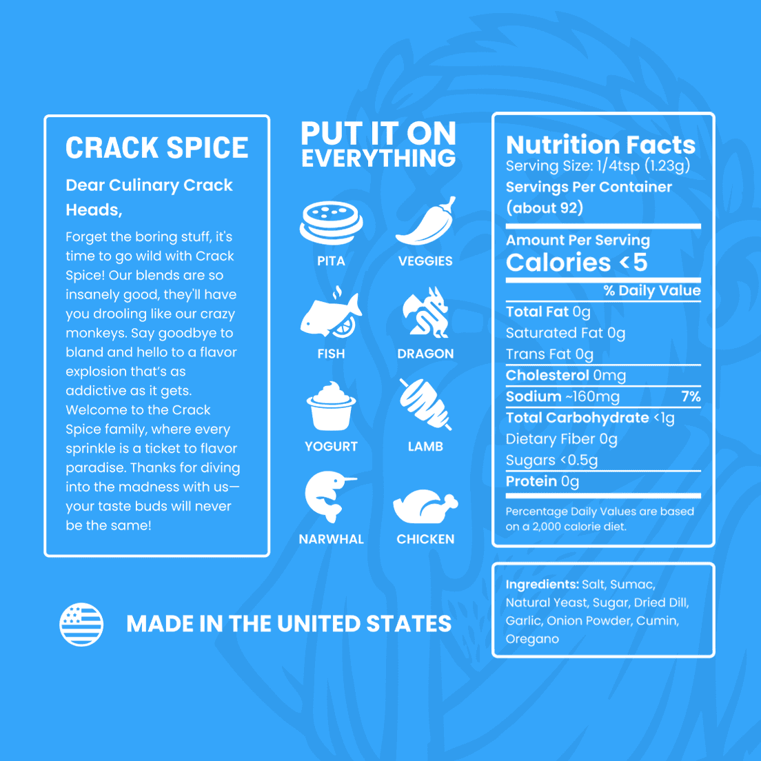 Greek Crack – Mediterranean Herb Spice Blend | Cool, Herby, Addictively Bright Seasoning for Chicken, Salads & Everything Else 4oz