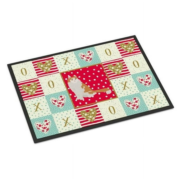 American Curl Cat Love Door Mat