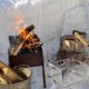 thumbnail image 4 of Stainless steel charcoal trolley, large charcoal trolley, fuel basket, charcoal basket, outdoor camping accessories, 4 of 5