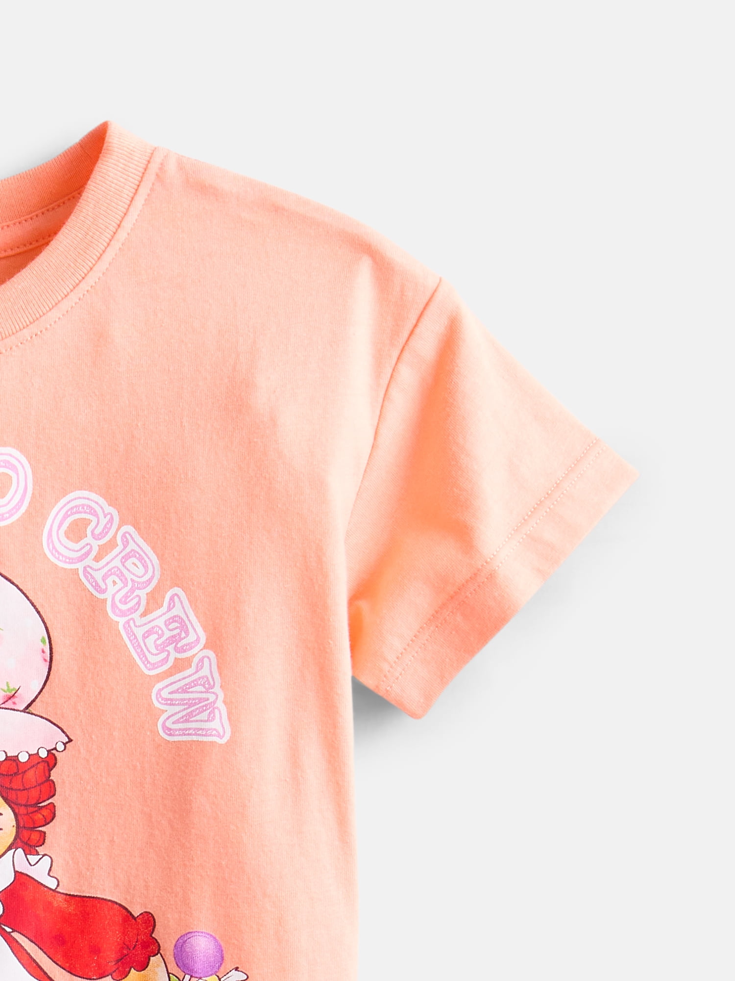 Strawberry Shortcake Toddler Girls Halloween Graphic Tee with Short Sleeves, Sizes 12M-5T