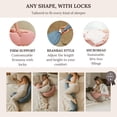 thumbnail image 3 of Almohada de embarazo Cuddo Baby 5 en 1 con funda refrescante azul, 3 of 6